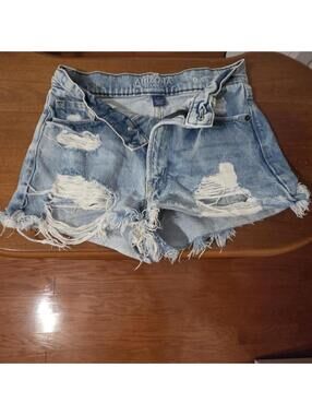 Arizona Jean Co Distressed Denim Cutoff Shorts Sz 0